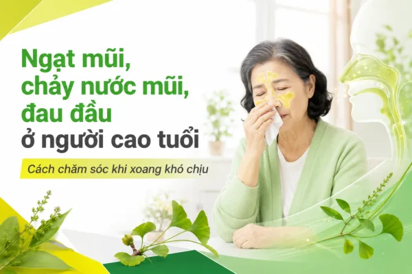 CHĂM SÓC MŨI XOANG CHO NGƯỜI CAO TUỔI KHI THỜI TIẾT THAY ĐỔI