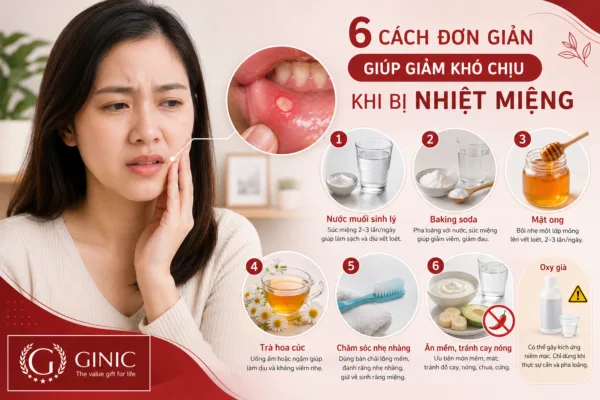 Mẹo giảm nhiệt miệng tại nhà an toàn, dễ áp dụng