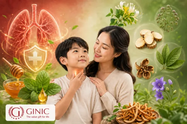 [INFOGRAPHIC] Thảo dược hỗ trợ đường hô hấp: Cơ chế làm dịu họng, giảm ho và hỗ trợ miễn dịch