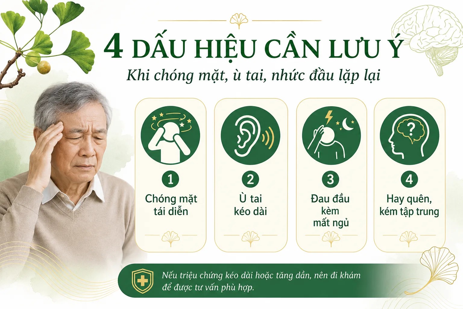 CHÓNG MẶT, Ù TAI, NHỨC ĐẦU Ở NGƯỜI CAO TUỔI VÀ CÁCH CHĂM SÓC CHÓNG MẶT, Ù TAI, NHỨC ĐẦU Ở NGƯỜI CAO TUỔI VÀ CÁCH CHĂM SÓC
