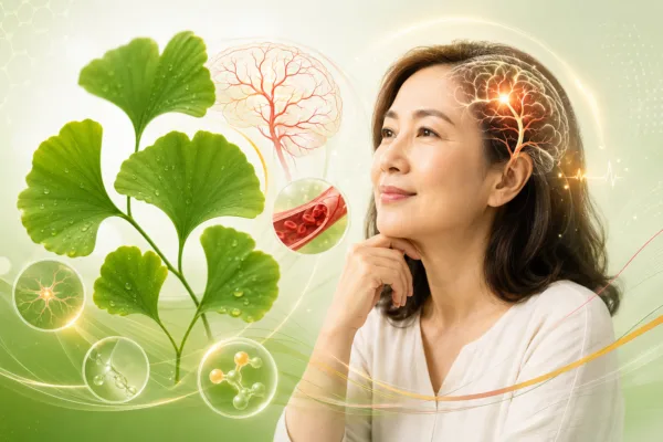 [INFOGRAPHIC] Lá Bạch quả Ginkgo biloba: Dược liệu hỗ trợ tuần hoàn máu não và hoạt động thần kinh