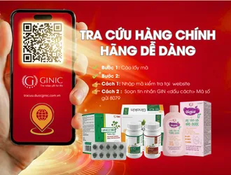 KIỂM TRA HÀNG CHÍNH HÃNG GINIC: HƯỚNG DẪN WEB & SMS 8079