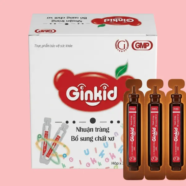 Tpbvsk GINKID NHUẬN TRÀNG BỔ SUNG CHẤT XƠ
