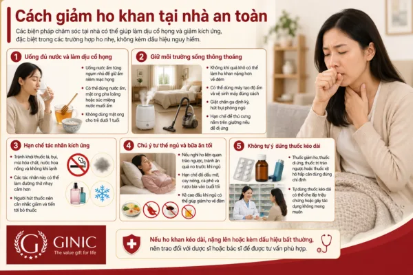 Ho khan kéo dài: Nguyên nhân, dấu hiệu cần lưu ý và cách chăm sóc an toàn