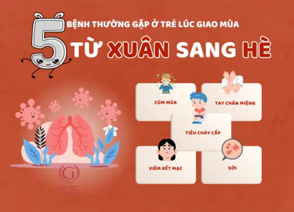 5 BỆNH THƯỜNG GẶP Ở TRẺ LÚC GIAO MÙA TỪ XUÂN SANG HÈ CHA MẸ CẦN LƯU Ý!