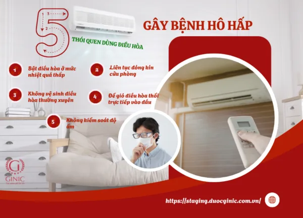5 THÓI QUEN DÙNG ĐIỀU HÒA CÓ THỂ GÂY BỆNH HÔ HẤP