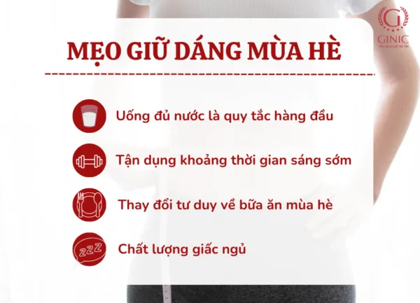 MẸO GIỮ DÁNG MÙA HÈ DÀNH CHO NGƯỜI BẬN RỘN