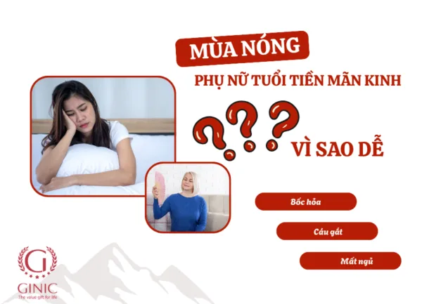 PHỤ NỮ TUỔI TIỀN MÃN KINH TRONG MÙA NÓNG: VÌ SAO DỄ BỐC HỎA, CÁU GẮT, MẤT NGỦ?