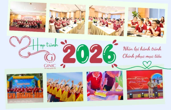 GINIC TỔ CHỨC HỌP TRÌNH DƯỢC VIÊN 2026 – NHÌN LẠI HÀNH TRÌNH, CHINH PHỤC MỤC TIÊU