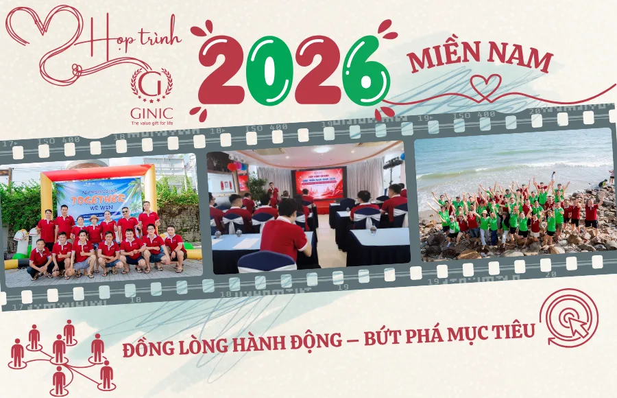 HỌP TRÌNH DƯỢC VIÊN GINIC MIỀN NAM 2026: ĐỒNG LÒNG HÀNH ĐỘNG – BỨT PHÁ MỤC TIÊU