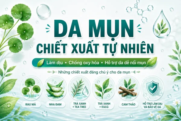 DA MỤN: CÓ GÌ TRONG 1 SỐ CHIẾT XUẤT TỰ NHIÊN QUEN THUỘC?