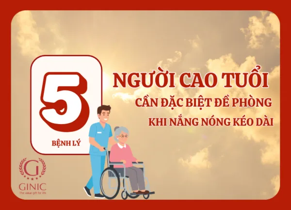 NẮNG NÓNG KÉO DÀI: 5 BỆNH LÝ NGƯỜI CAO TUỔI CẦN ĐỀ PHÒNG