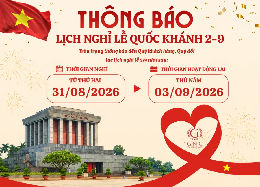 THÔNG BÁO LỊCH NGHỈ LỄ QUỐC KHÁNH 2/9 NĂM 2026 THÔNG BÁO LỊCH NGHỈ LỄ QUỐC KHÁNH 2/9 NĂM 2026