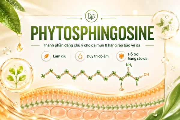 PHYTOSPHINGOSINE – 1 "MẢNH GHÉP" ĐÁNG CHÚ Ý CHO DA MỤN & HÀNG RÀO BẢO VỆ DA